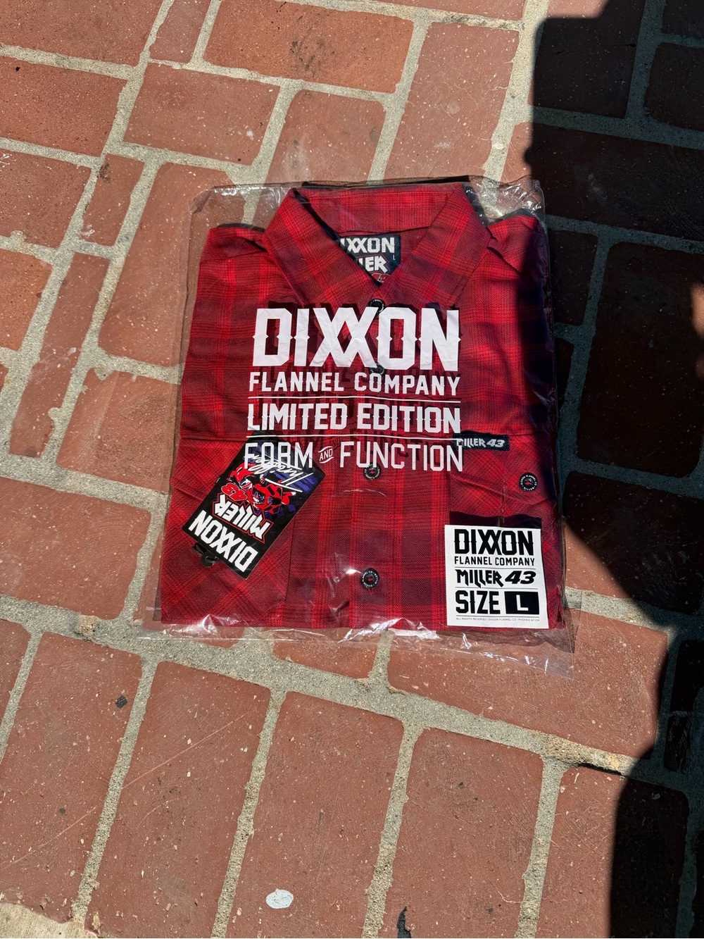 Dixxon Red Plaid Flannel Shirt - Limited Edition the miller 43